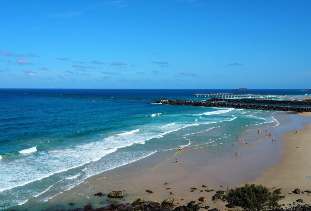 Vyhlídka z a-Captain Cook Memorial, Gold Coast, 2020.